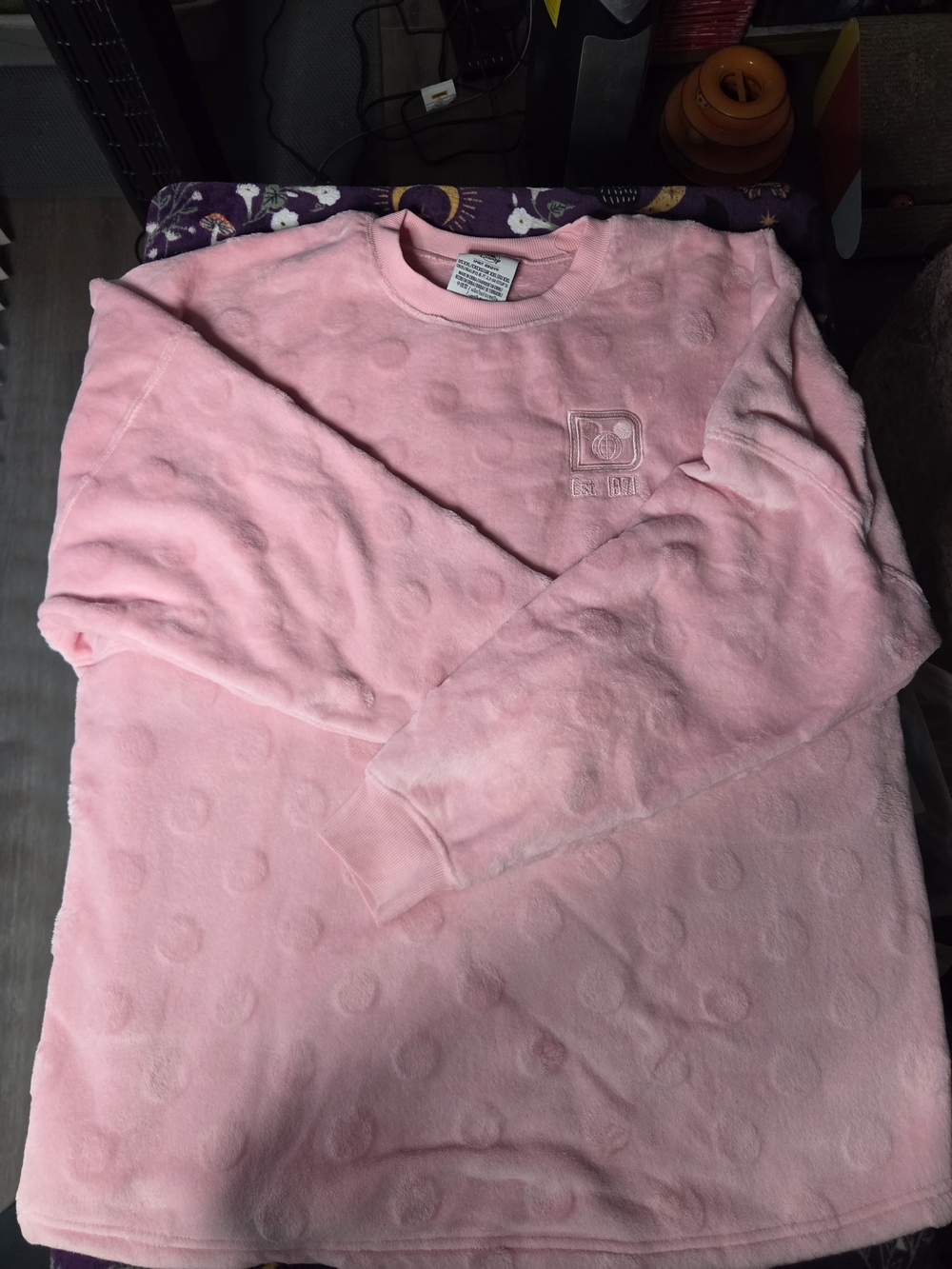 WDW Disney Pink Fleece Spirit Jersey XXL